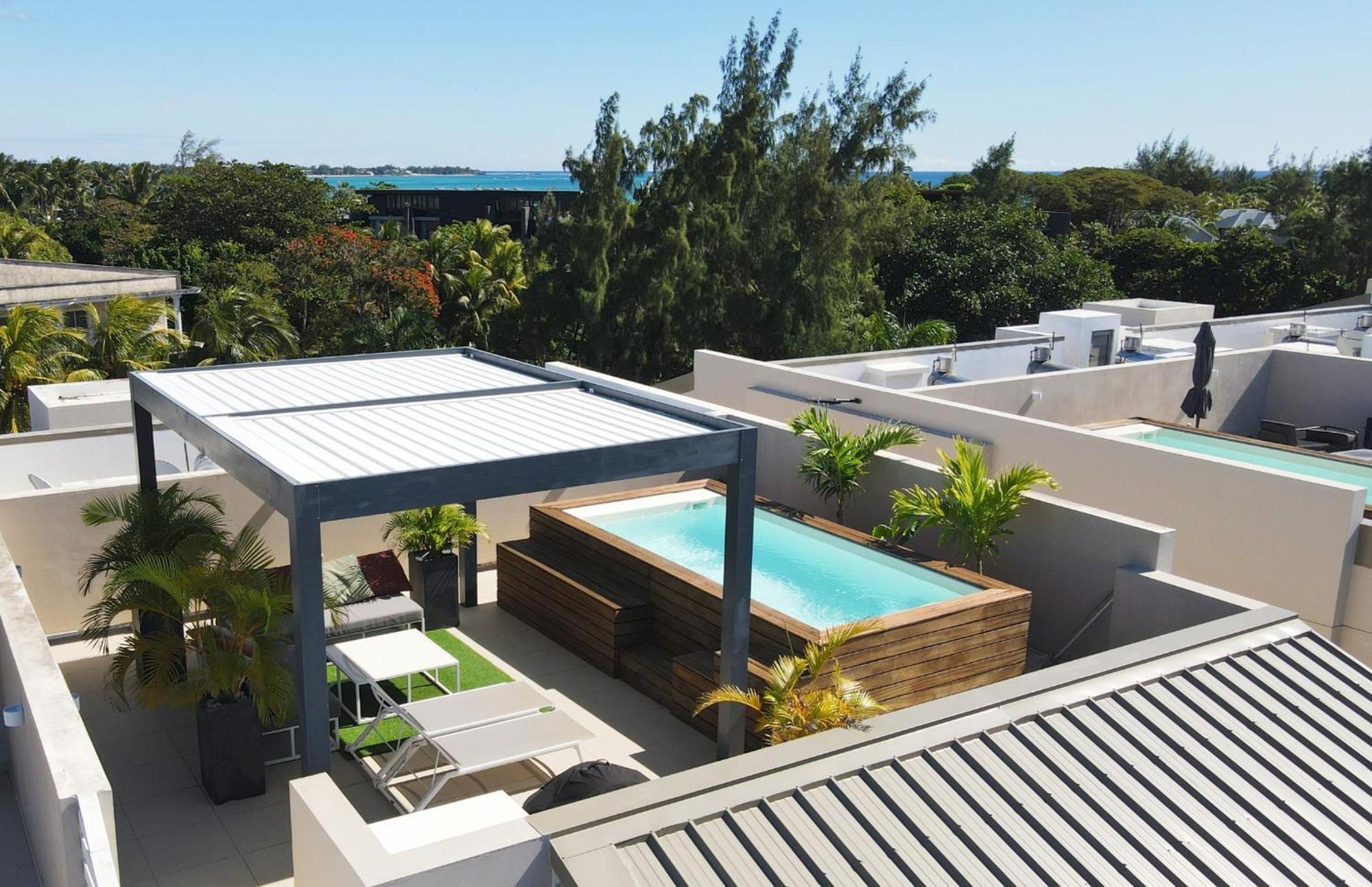 Villa Eden-2 Bedrooms With Private Rooftop Terrace & Pool, Access To Private Beachclub, Ki Residences, Pereybere - Managed By Ksn Grand Baie Bagian luar foto