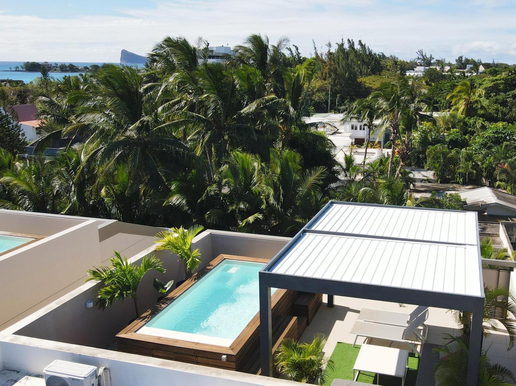 Villa Eden-2 Bedrooms With Private Rooftop Terrace & Pool, Access To Private Beachclub, Ki Residences, Pereybere - Managed By Ksn Grand Baie Bagian luar foto
